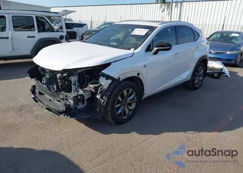 2015 Lexus Nx 200T F Sport z USA, uszkodzony, nr VIN JTJYARBZ1F2006996